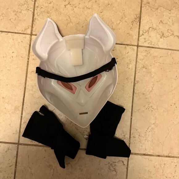 Fortnite Drift Halloween Costume Cosplay Child Kids M 8-10 Jacket Mask Kitsune - Picture 10 of 11